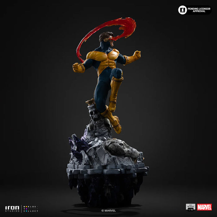Iron Studios: Marvel X Men - Cyclops Guantelete del Infinito Diorama BDS Escala de Arte 1/10