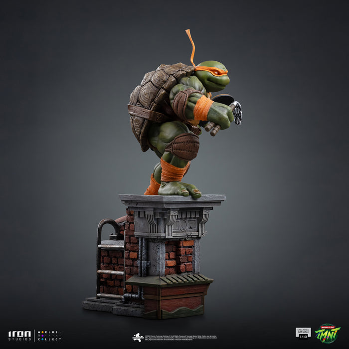 Iron Studios: TMNT Tortuga Ninja - Miguel Angel Escala de Arte 1/10