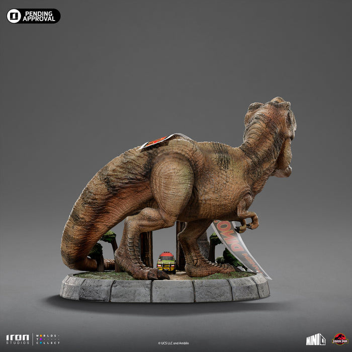 IRON Studios Minico: Jurassic Park - T Rex 30 Aniversario Deluxe