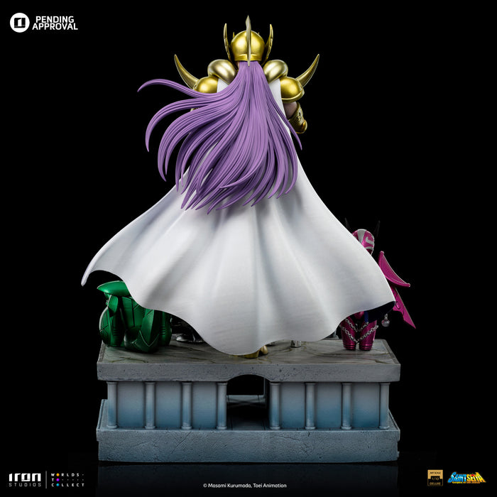 IRON Studios: Saint Seiya - Mu de Aries Deluxe Escala De Arte 1/10