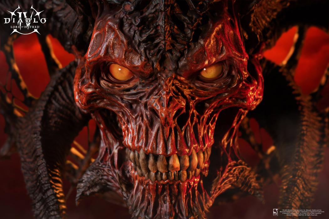 PureArts: Diablo IV Lord of Hatred - Mascara de Mephisto Replica Escala 1/2