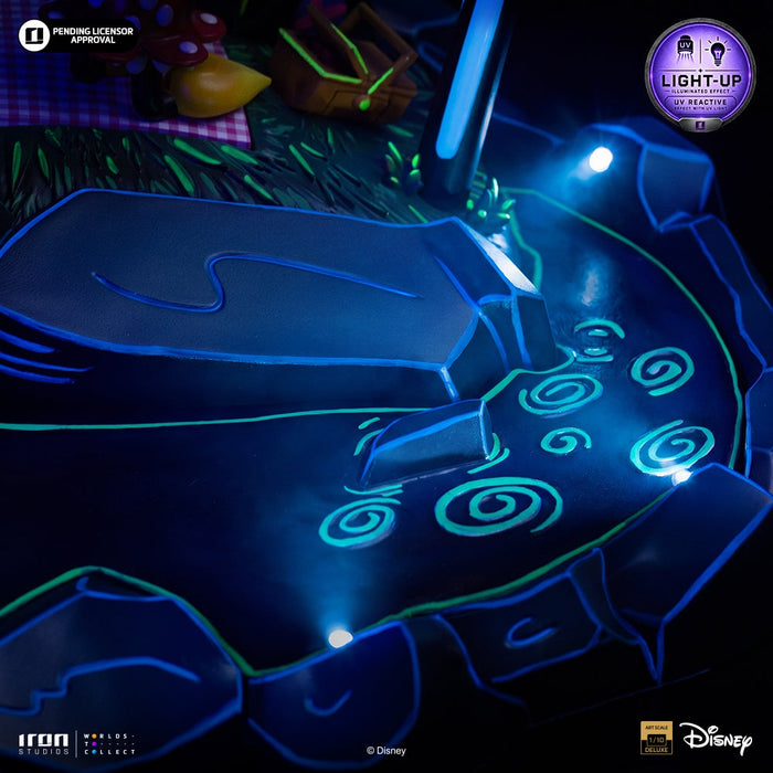 Iron Studios: Clasicos de Disney - Mickey, Minnie y Pluto en el parque Deluxe Escala de Arte 1/10