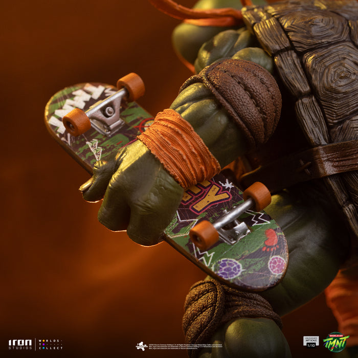Iron Studios: TMNT Tortuga Ninja - Miguel Angel Escala de Arte 1/10