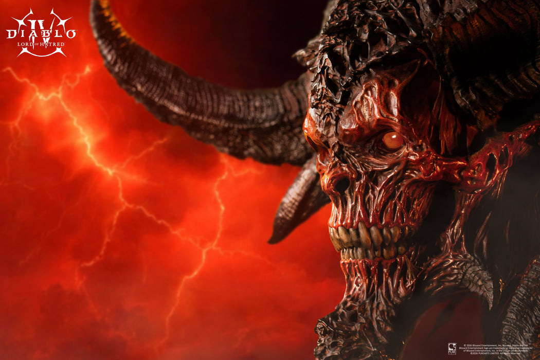 PureArts: Diablo IV Lord of Hatred - Mascara de Mephisto Replica Escala 1/2