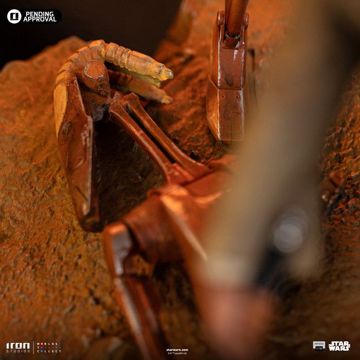 IRON Studios: Star Wars Clone Wars - Mace Windu Escala De Arte 1/10