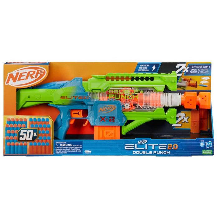Nerf Elite 2.0: Lanzador Motorizado Double Punch
