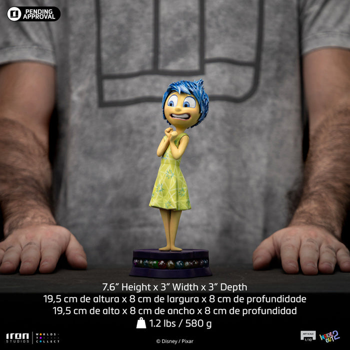 IRON Studios: Intensamente 2 - Alegria Escala de Arte 1/10