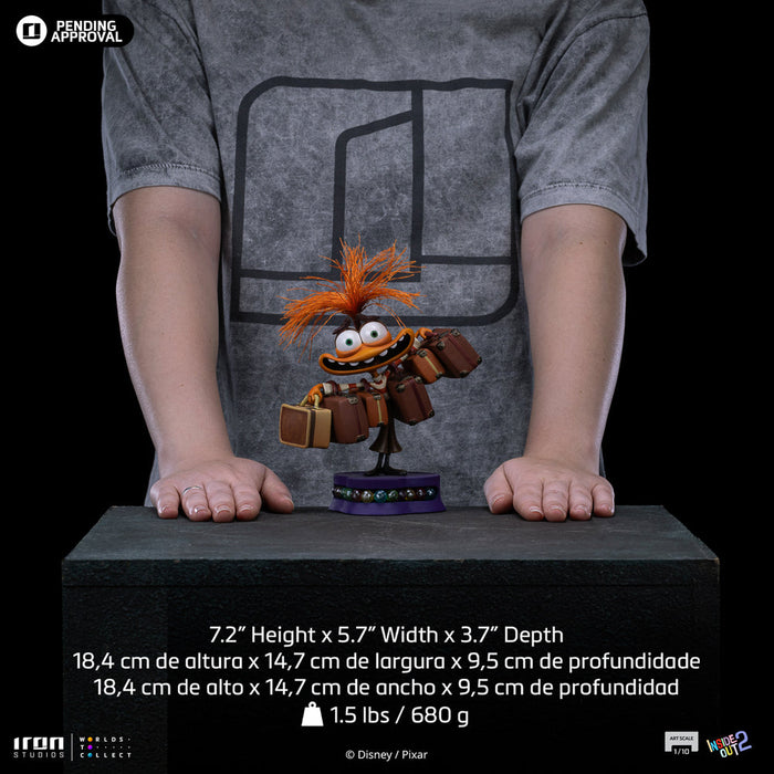 IRON Studios: Intensamente 2 - Ansiedad Escala de Arte 1/10