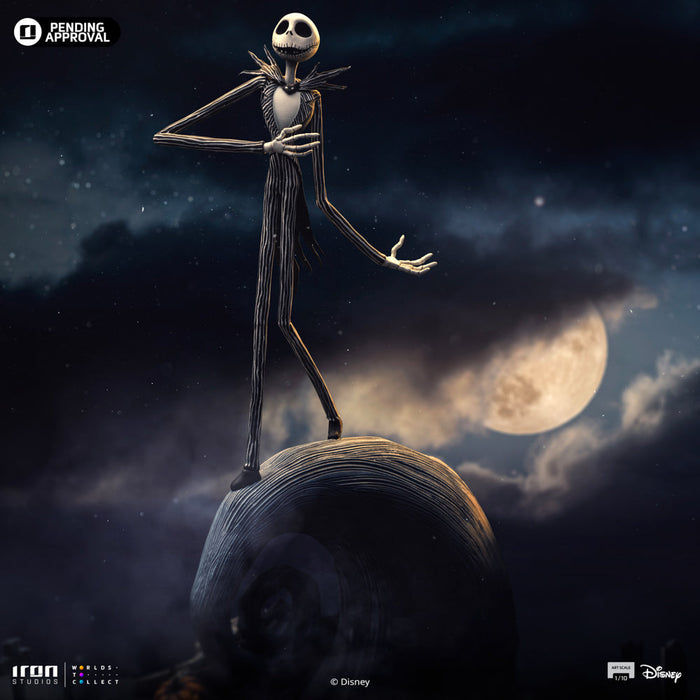 IRON Studios: Disney El Mundo De Jack - Jack Skellington Escala de Arte 1/10