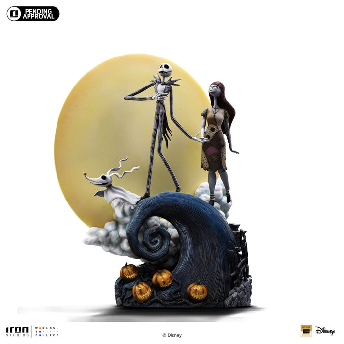 IRON Studios: Disney El Mundo De Jack - Jack y Sally Deluxe Escala de Arte 1/10