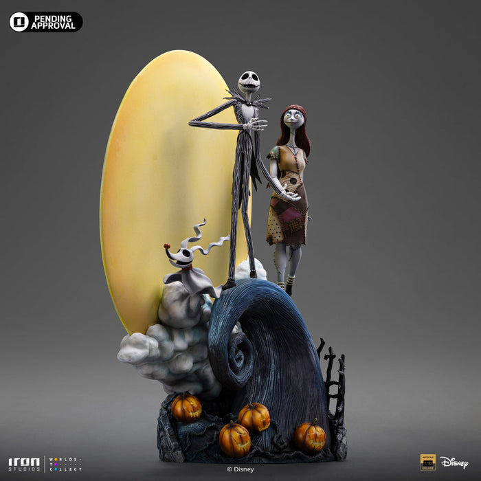 IRON Studios: Disney El Mundo De Jack - Jack y Sally Deluxe Escala de Arte 1/10