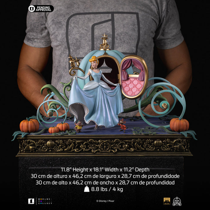 IRON Studios: Disney - Cenicienta Deluxe Escala De Arte 1/10