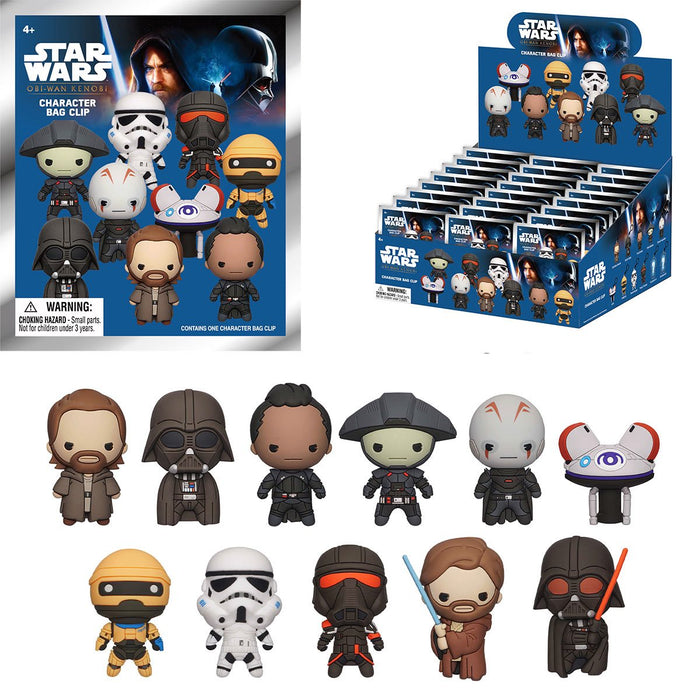 Monogram Llavero 3D para Mochila: Star Wars Obi Wan Kenobi - Figura Sorpresa