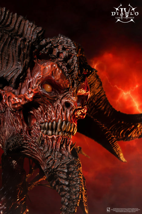PureArts: Diablo IV Lord of Hatred - Mascara de Mephisto Replica Escala 1/2