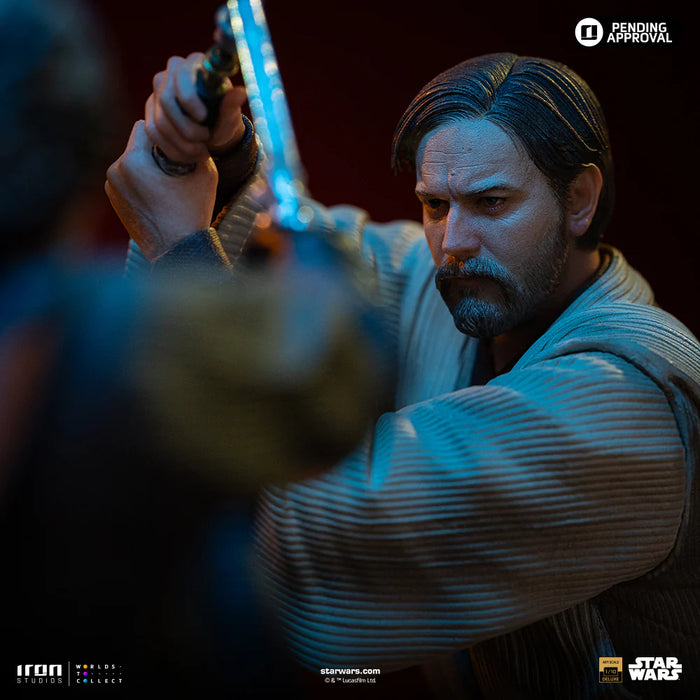 IRON Studios: Star Wars La venganza de los Sith - Anakin vs Obi Wan Escala de Arte 1/10