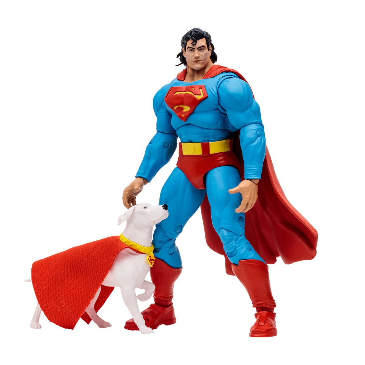 McFarlane Figura de Accion DC Collector Edition: DC Comics Return Of Superman - Superman y Krypto 7 Pulgadas
