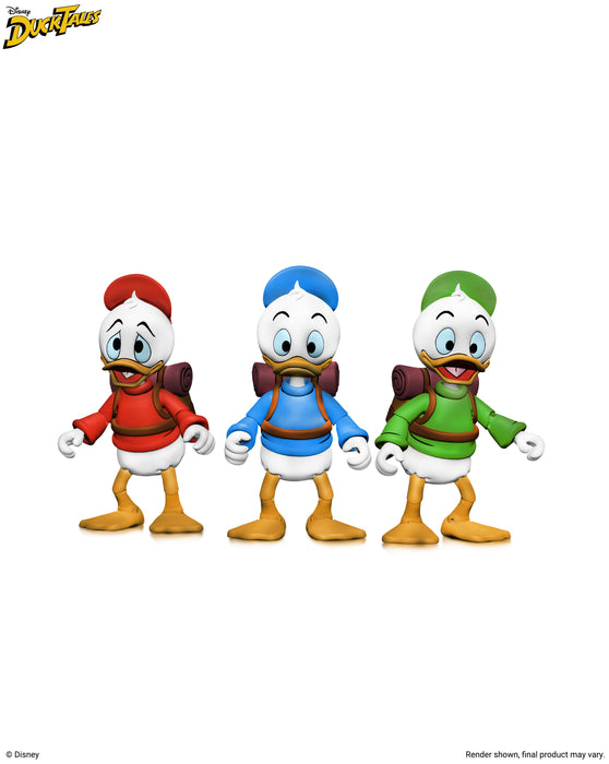 NECA Figura de Accion Ultimate: Disney Patoaventuras - Hugo, Paco y Luis 3 Pack 7 Pulgadas
