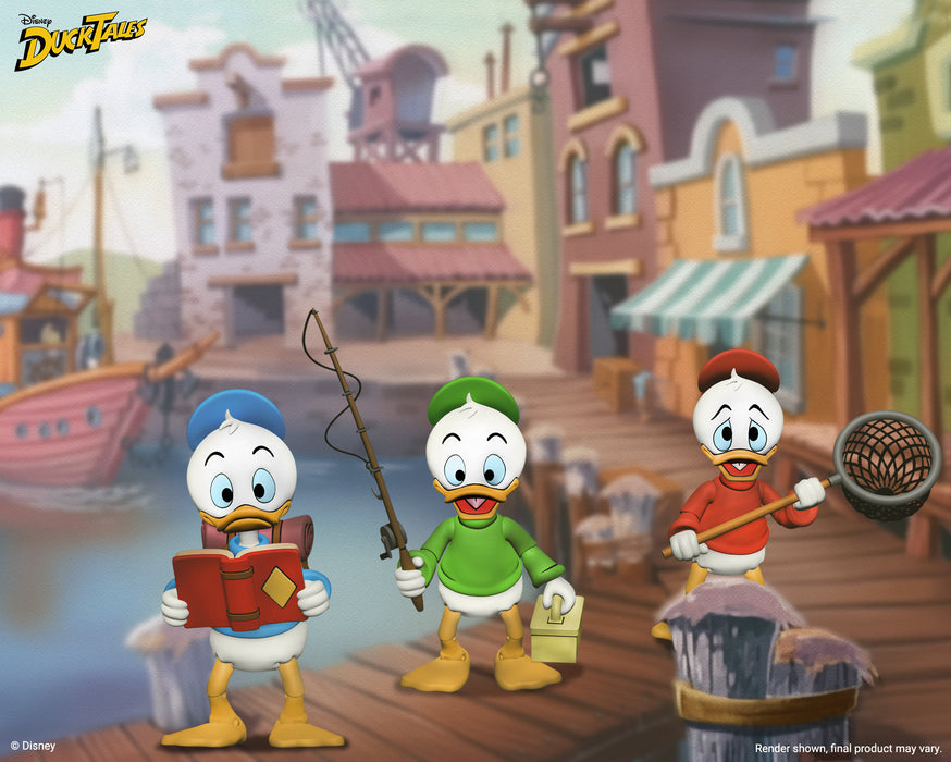NECA Figura de Accion Ultimate: Disney Patoaventuras - Hugo, Paco y Luis 3 Pack 7 Pulgadas