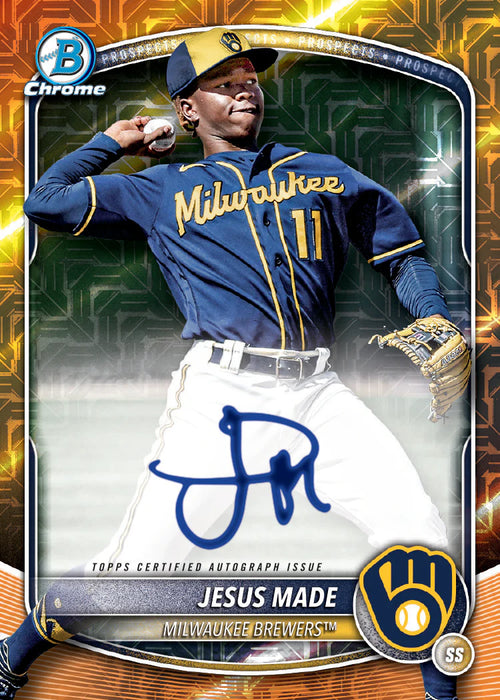 Topps: MBL 2025 Bowman Chrome Baseball - Mega Box