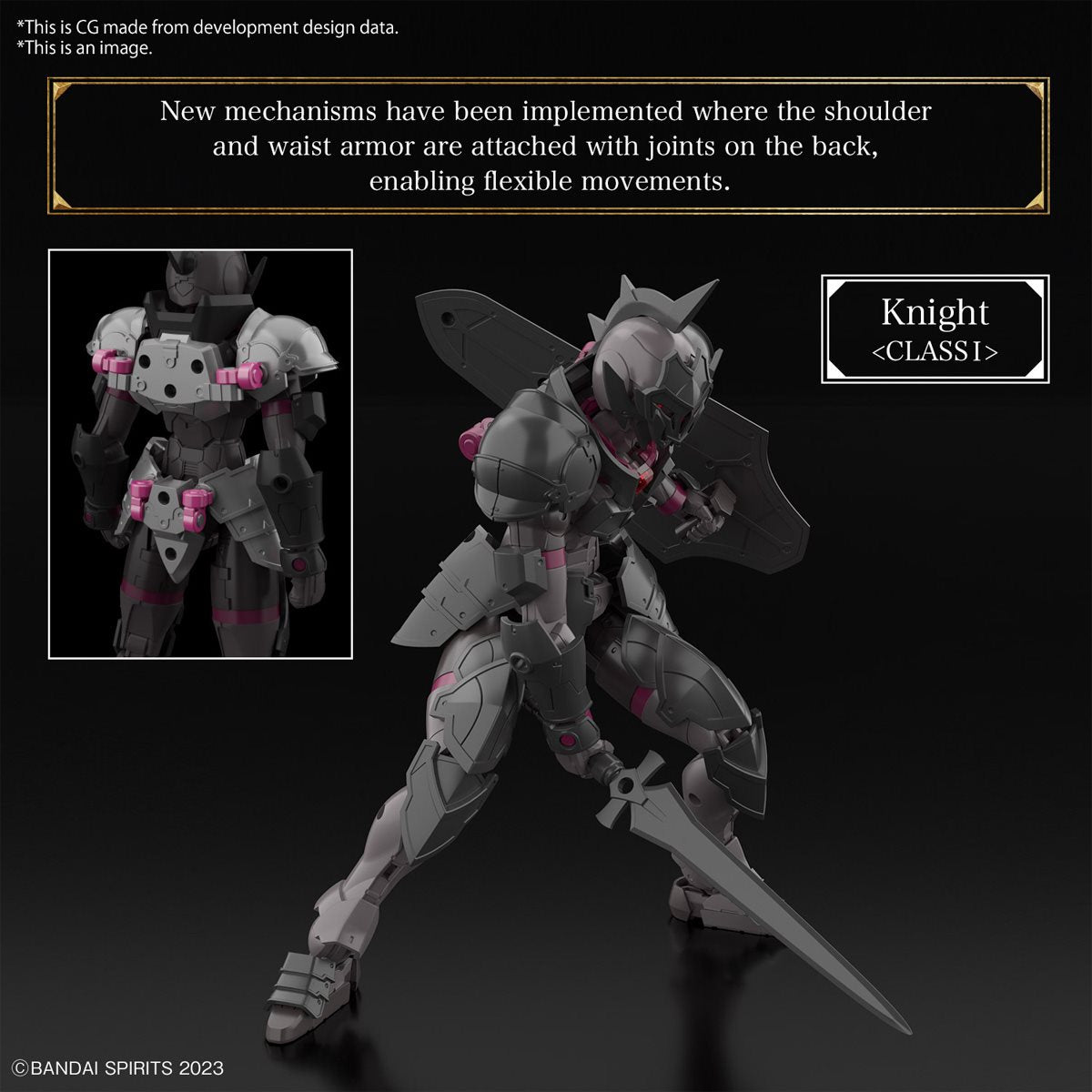 Bandai Hobby Gunpla Model Kit: 30 Minutes Fantasy - Rosan Knight Kit De Plastico
