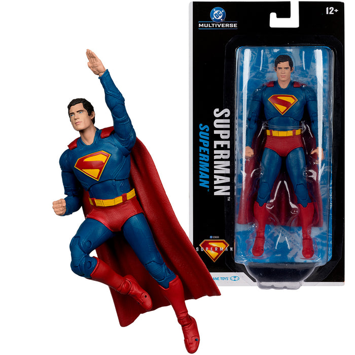 Mcfarlane Dc Multiverse: Superman 2025 Movie - Superman Blister Card 7 Pulgadas