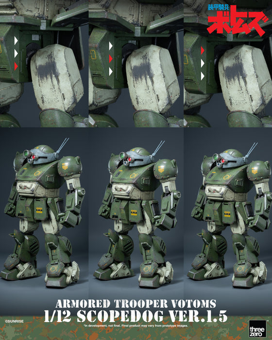 Threezero: Armored Trooper Votoms - Scopedog Version 1.5 Escala 1/12