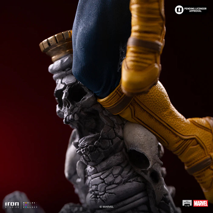 Iron Studios: Marvel X Men - Cyclops Guantelete del Infinito Diorama BDS Escala de Arte 1/10