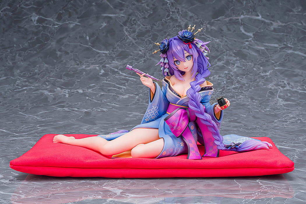 Kadokawa Scale Figure: Neptunia X Senran Kagura Ninja Wars - Purple Heart Kimono Escala 1/7