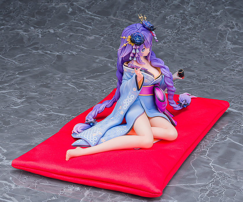Kadokawa Scale Figure: Neptunia X Senran Kagura Ninja Wars - Purple Heart Kimono Escala 1/7