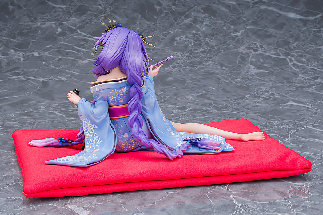 Kadokawa Scale Figure: Neptunia X Senran Kagura Ninja Wars - Purple Heart Kimono Escala 1/7