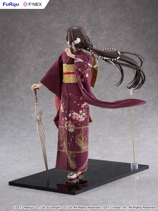 Furyu Scale Figure: Azur Lane - Mikasa Blue Flower Komachi Japanese Doll Escala 1/4