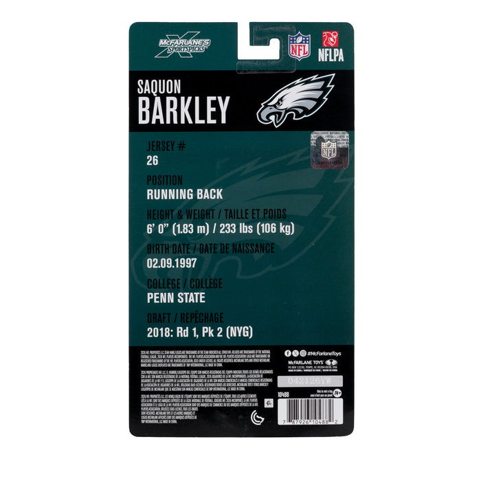 Mcfarlane NFL Articulated Figures: Philadelphia Eagles - Saquon Barkley 6 Pulgadas