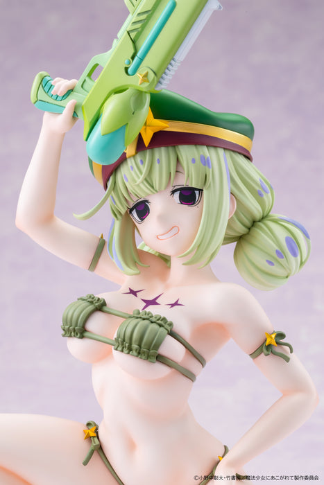 Kadokawa Scale Figure: Gushing Over Magical Girls - Leoparde Swimsuit Escala 1/6