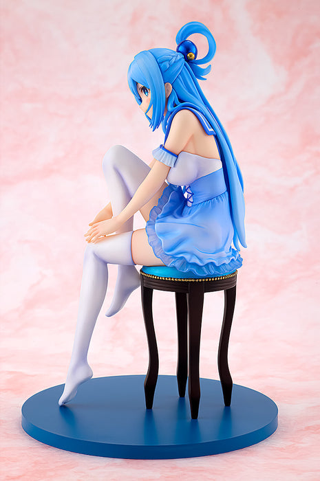 Kadokawa Scale Figure: Kono Suba - Aqua Light Novel Negligee Escala 1/7