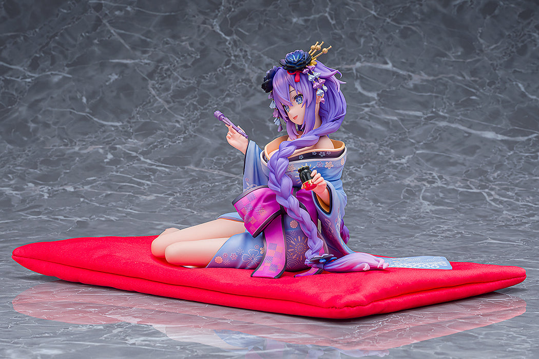Kadokawa Scale Figure: Neptunia X Senran Kagura Ninja Wars - Purple Heart Kimono Escala 1/7