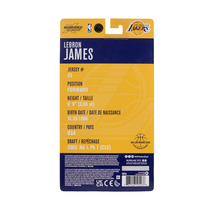 Mcfarlane NBA Articulated Figures: Los Angeles Lakers - Lebron James 6 Pulgadas