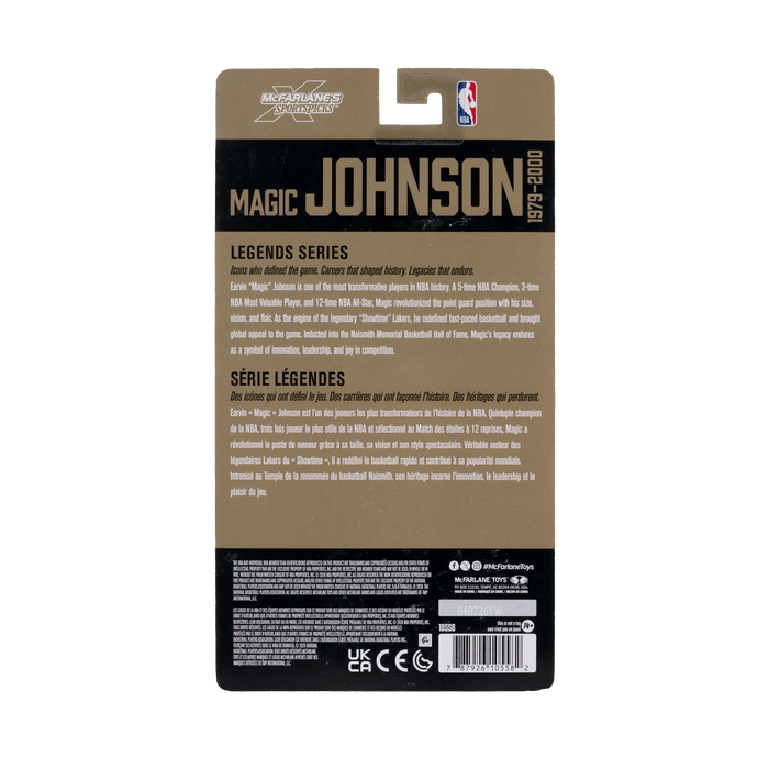 Mcfarlane Nba Articulated Figures: Legends Series - Earvin Magic Johnson 6 Pulgadas