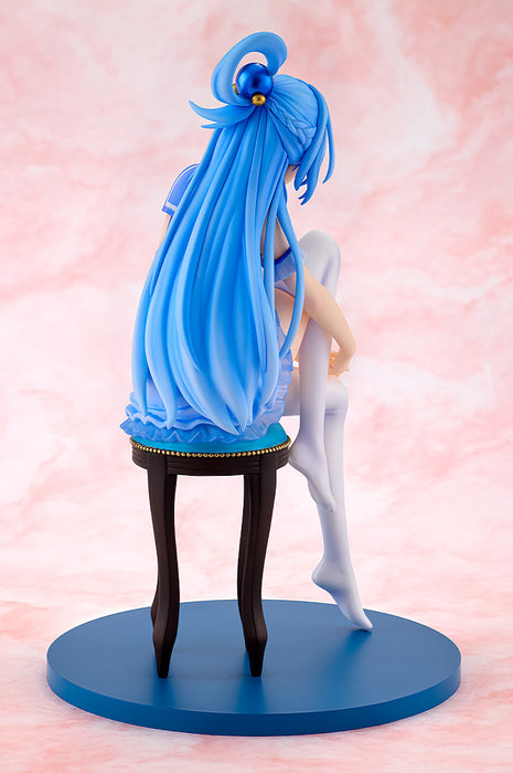 Kadokawa Scale Figure: Kono Suba - Aqua Light Novel Negligee Escala 1/7