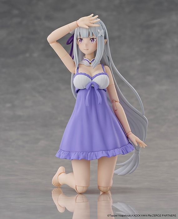 Kadokawa Model Kits: Re Zero Starting Life In Another World - Emilia Deluxe Kit De Plastico