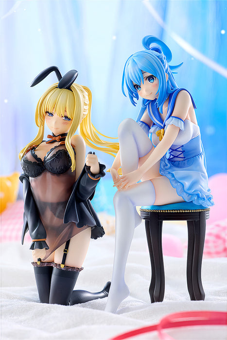 Kadokawa Scale Figure: Kono Suba - Aqua Light Novel Negligee Escala 1/7