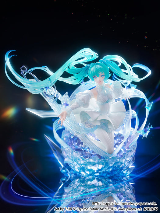Cyberz Scale Figure: Vocaloid - Hatsune Miku Crystal Dress Escala 1/7
