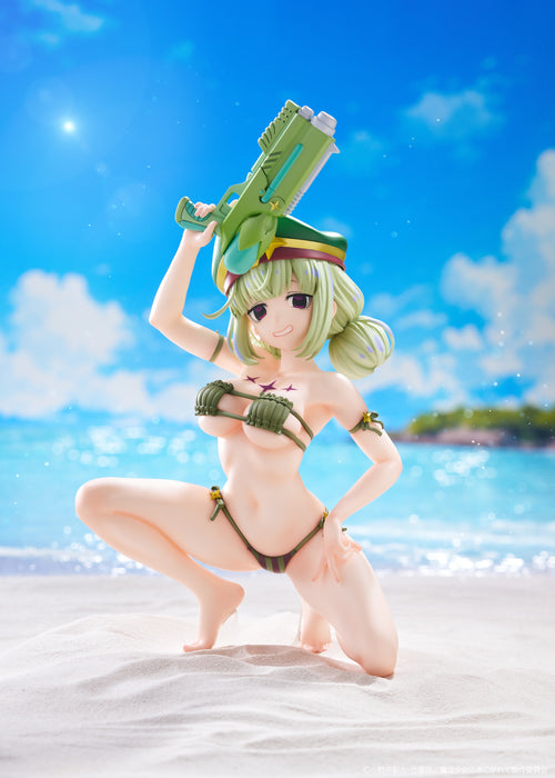 Kadokawa Scale Figure: Gushing Over Magical Girls - Leoparde Swimsuit Escala 1/6