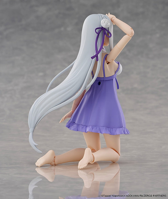 Kadokawa Model Kits: Re Zero Starting Life In Another World - Emilia Deluxe Kit De Plastico