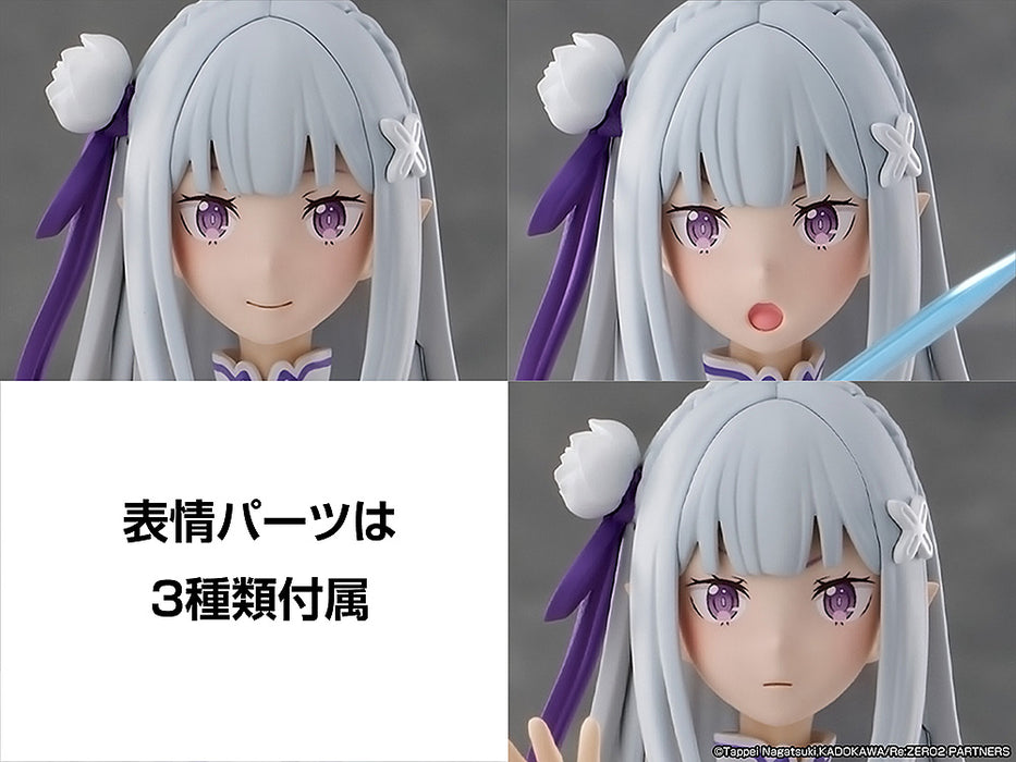 Kadokawa Model Kits: Re Zero Starting Life In Another World - Emilia Kit De Plastico