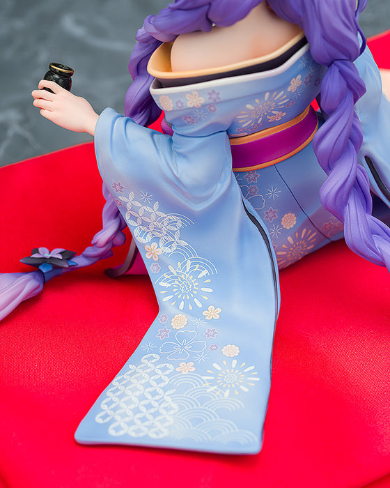 Kadokawa Scale Figure: Neptunia X Senran Kagura Ninja Wars - Purple Heart Kimono Escala 1/7