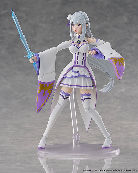 Kadokawa Model Kits: Re Zero Starting Life In Another World - Emilia Deluxe Kit De Plastico