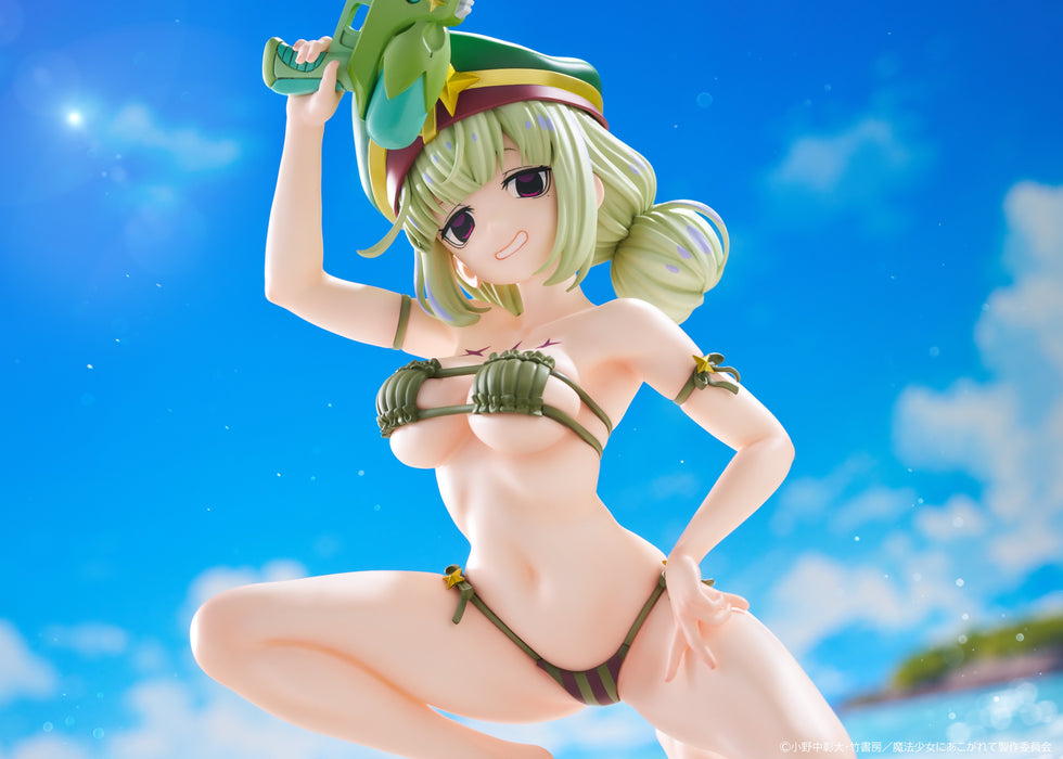 Kadokawa Scale Figure: Gushing Over Magical Girls - Leoparde Swimsuit Escala 1/6