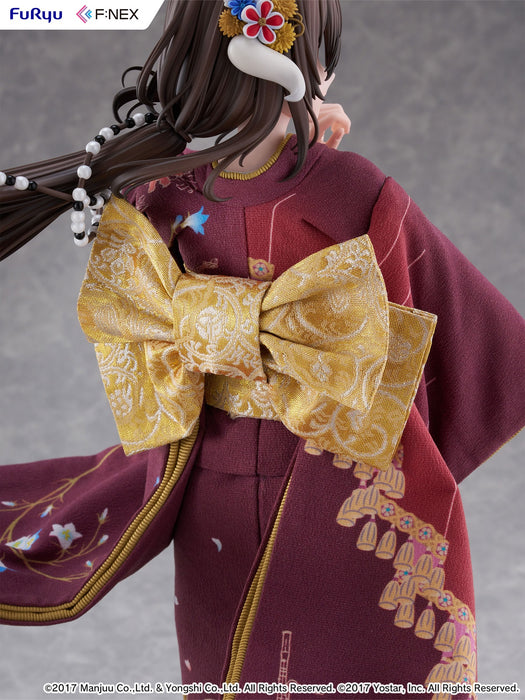Furyu Scale Figure: Azur Lane - Mikasa Blue Flower Komachi Japanese Doll Escala 1/4