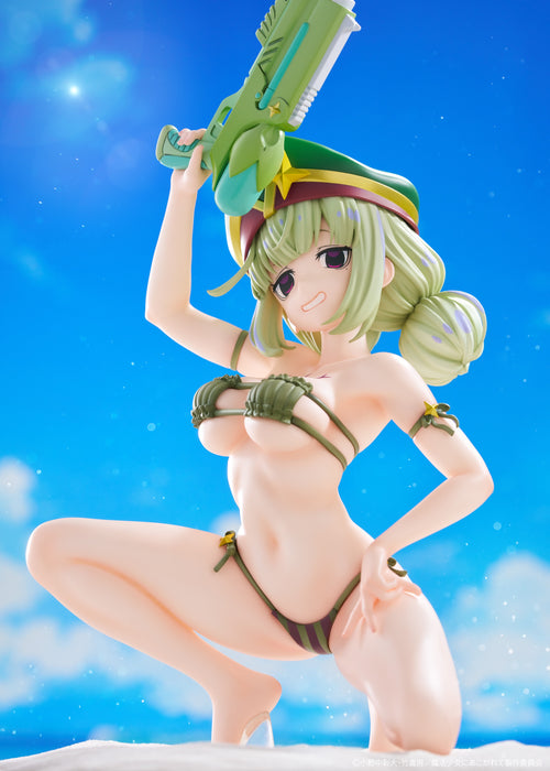 Kadokawa Scale Figure: Gushing Over Magical Girls - Leoparde Swimsuit Escala 1/6