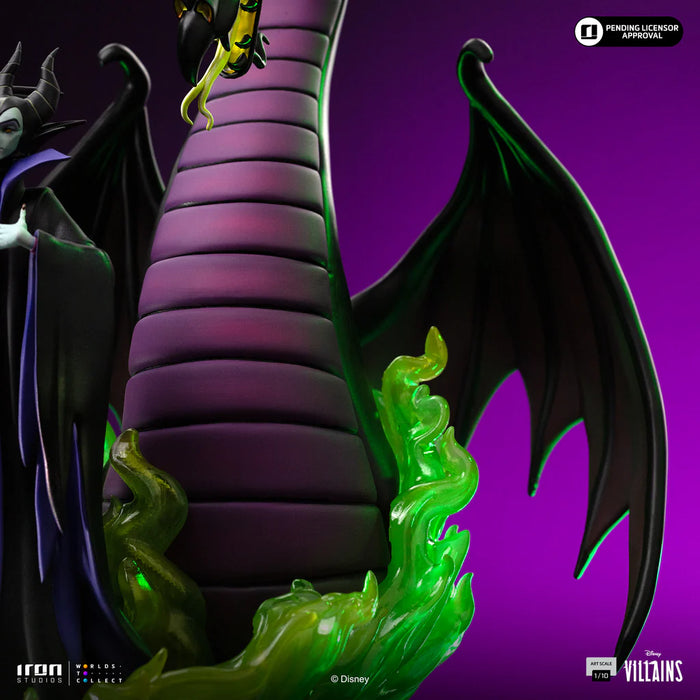 Iron Studios: Disney Villanos - Malefica Escala de Arte 1/10